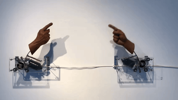 P.D. Pulak Untitled (Not My Fault) 2019 Kinetic sculpture 13 x 12 in.