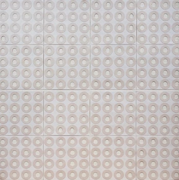 Shobha Broota AERIAL VIEW I 2007 Paper on canvas 10 x 10 in.