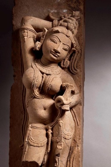 Surasundari Central India, Madhya Pradesh c. 10th Century Sandstone Height: 37 in.