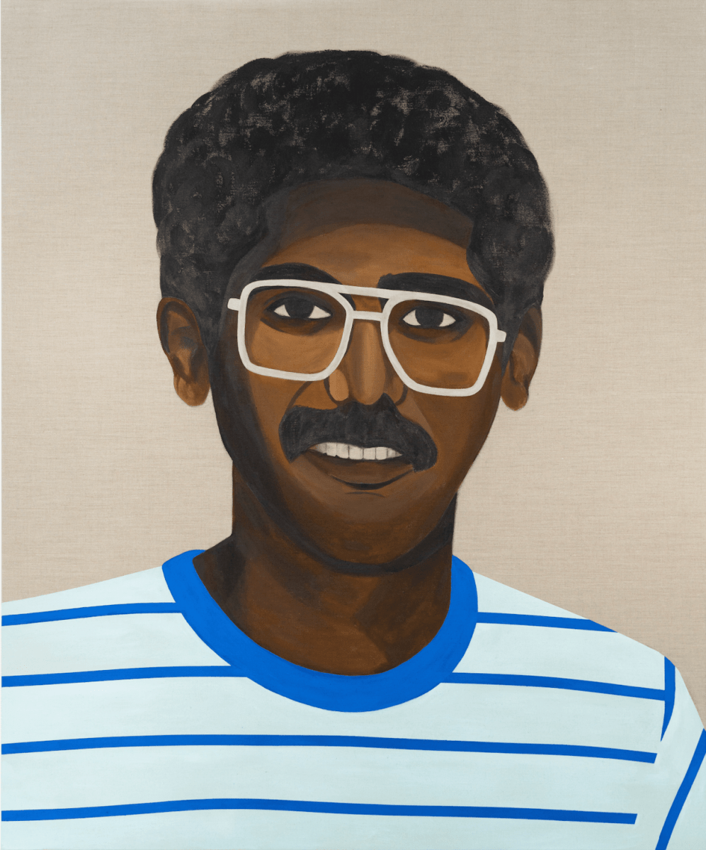 Portrait of My Blue Jay, 2023, Acrylic on Linen