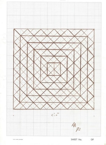 Rasheed Araeen Original Drawings for Sculpture (17-20) 1965- 68 Various NFS