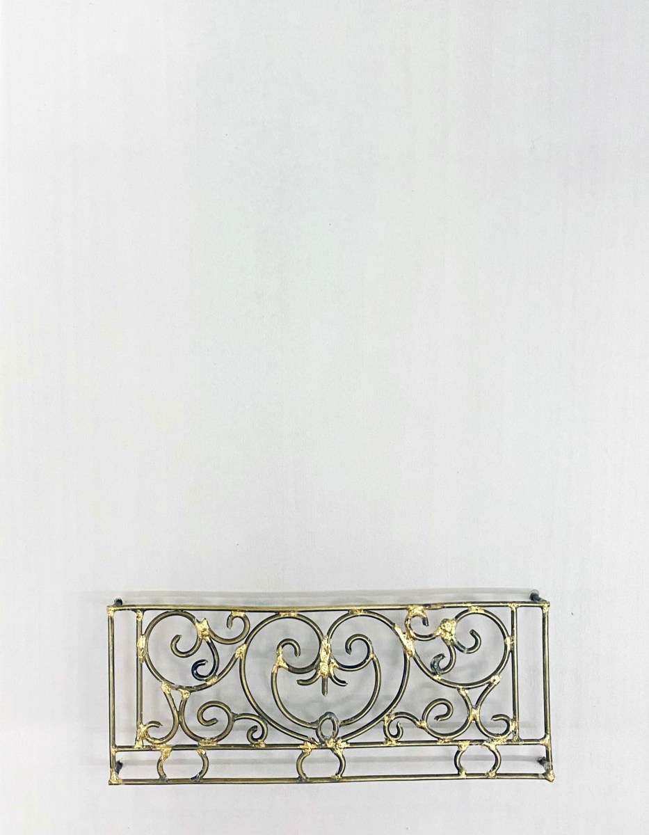 Najmun Nahar Keya Yume-no-sen (3) Gas welded brass and gold leaf on Japanese paper, wood, archival glue 16 x 11.5 in. 2019