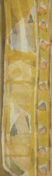Manish Pushkale TUESDAY'S HEAT 2008 Oil on canvas 48 x 14 in.