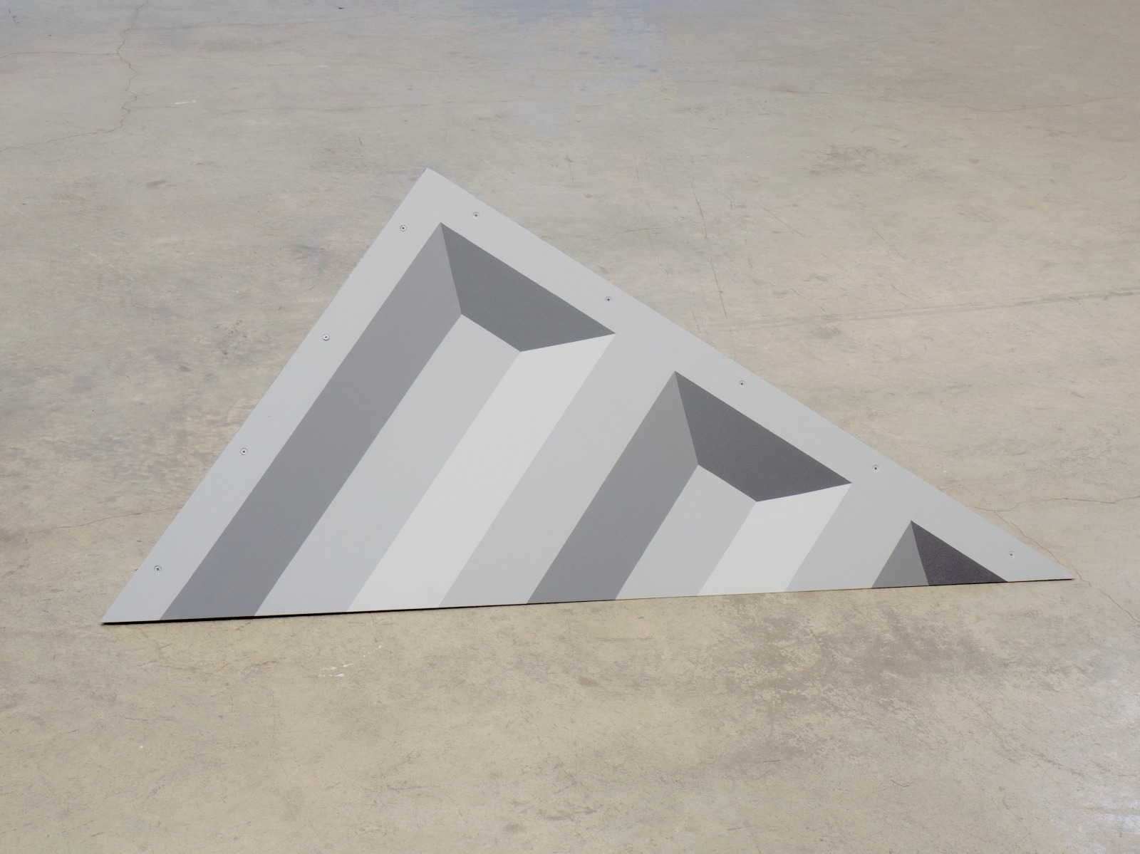 Seher Naveed Tip 2 (Gray), 2021 Painted MDF 53.50 x 44 in