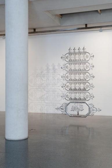 Adeela Suleman Untitled 3 (ed. 1 of 2) 2011 Stainless steel 106.5 x 72.5 in. Photo: Goswin Schwendinger