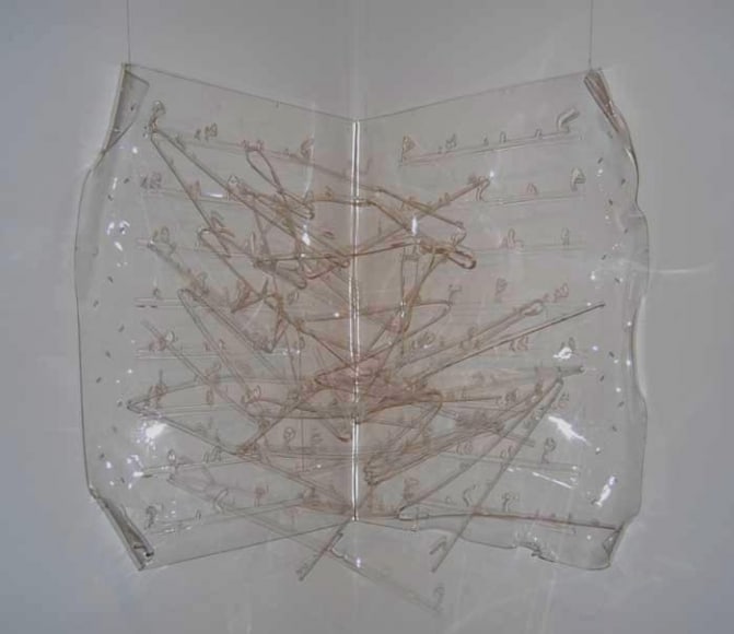 Amna Ilyas UNTITLED 2 (WALL BOOK) 2011 Acrylic 33 x 36 in.