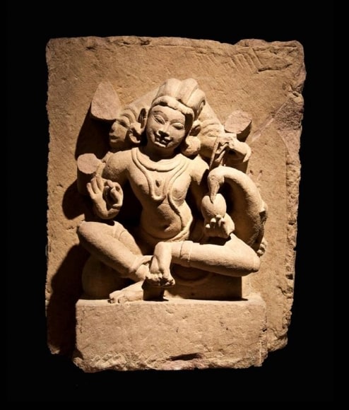 Kartikiya Central India Sandstone c. 10th Century 18 in.