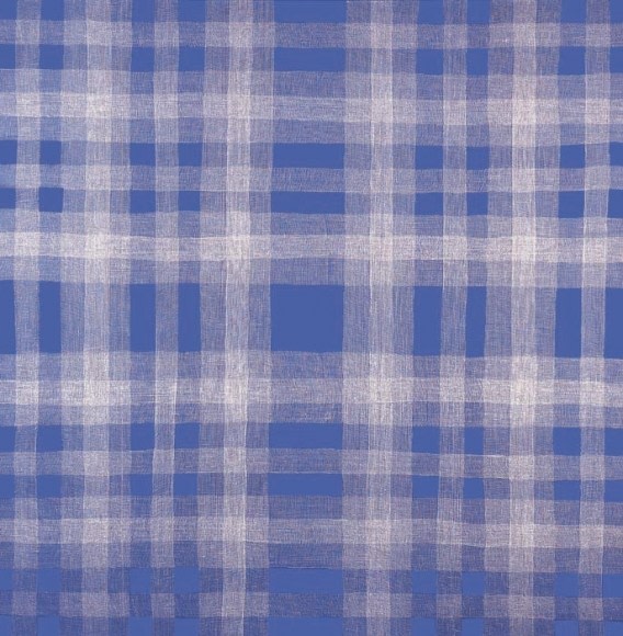 Shobha Broota COMFORT 2007 Thread and acrylic on canvas 48 x 48 in.