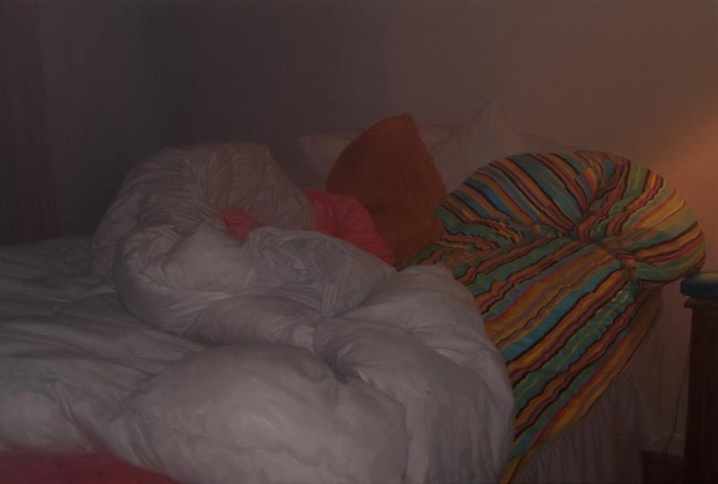 Abir Karmakar SCENT IV 2011 Oil on canvas 48 x72 in.