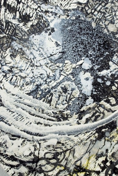 Jayashree Chakravarty UNTITLED 1 (THE EVOLVING SPACE) 2009 Acrylic and oil on canvas 90 x 120 in. NFS