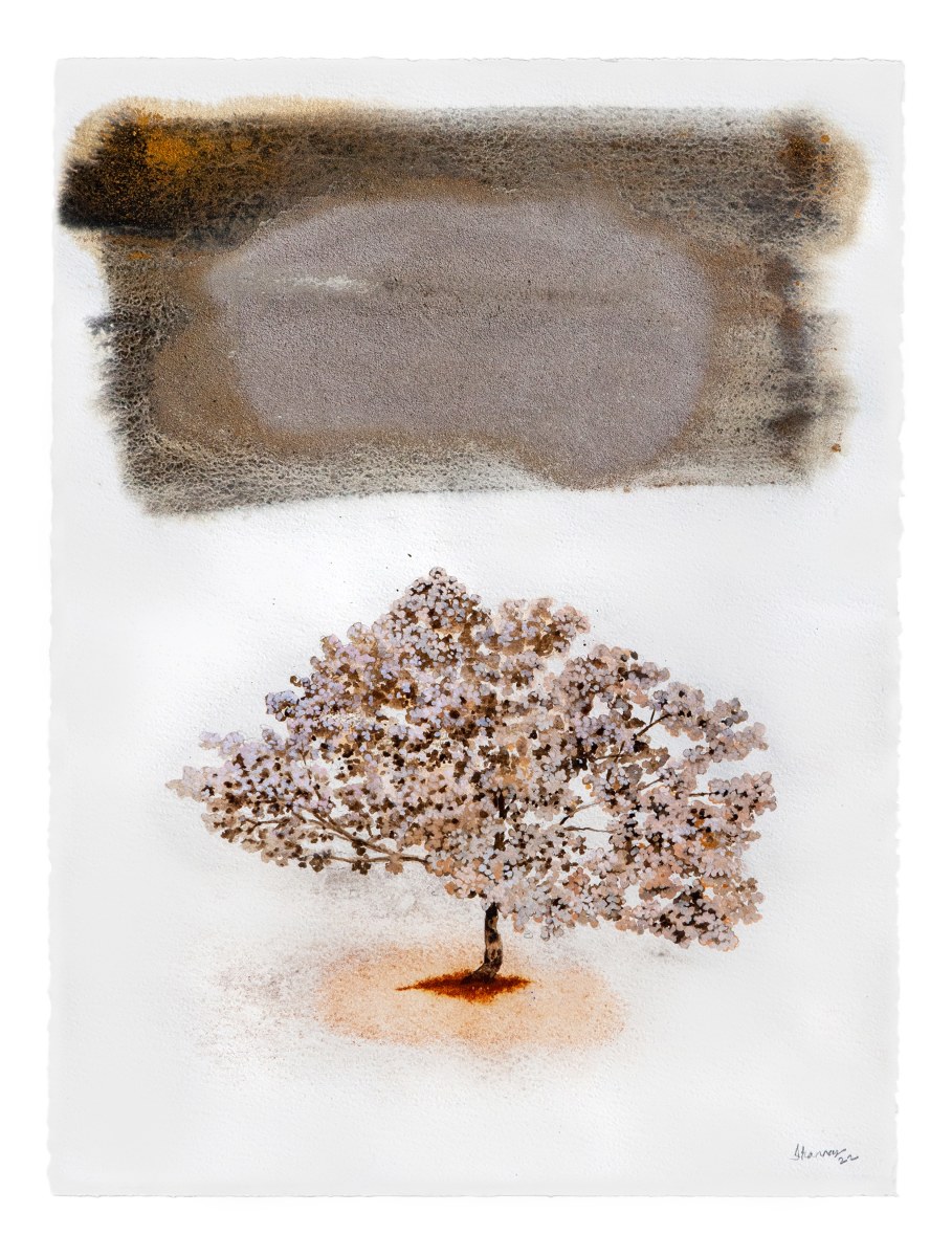 G. R. Iranna Under the Planet (3), 2022 Mixed media on paper 30h x 22w in