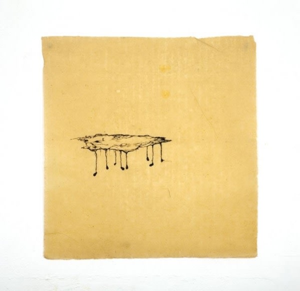 Saad Qureshi Untitled 8 Ink on Chinese paper 16.5 x 17 in NFS