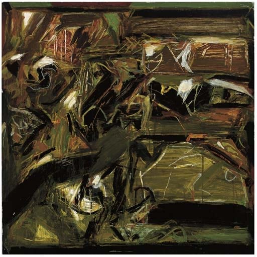 S.H. Raza UNTITLED ABSTRACT 1970s Acrylic on board 31.5 x 31.5 in.