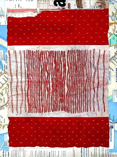 Talha Rathore SEEKING, SEEPING, SPREADING IV 2007 Gouache on Wasli 15 x 11 in. SOLD