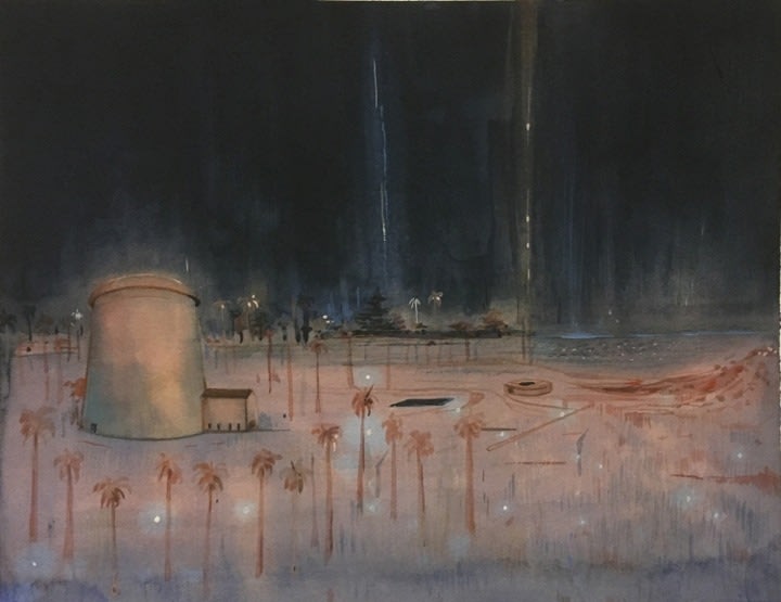 Sujith S.N. Untitled 4 2016 Watercolor on paper 10 x 13 in.