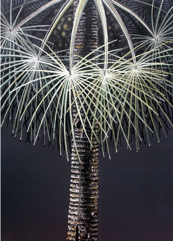 Rajan Krishnan Plant from the Grove by the River 4 2011 Acrylic on canvas 84 x 60 in.