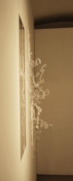 Amna Ilyas UNTITLED 10 2011 Acrylic 36 x 16 in.