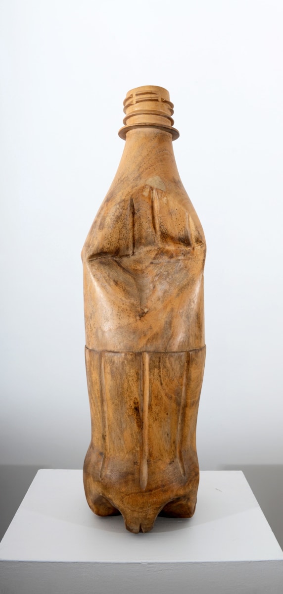 Debanjan Roy UNTITLED (SODA BOTTLE) 2013 Wood 30 x 8.5 x 7.5 in.