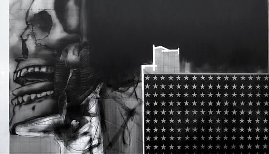 Riyas Komu ONLYNESS 2007 Oil on canvas 69 X 120 in.