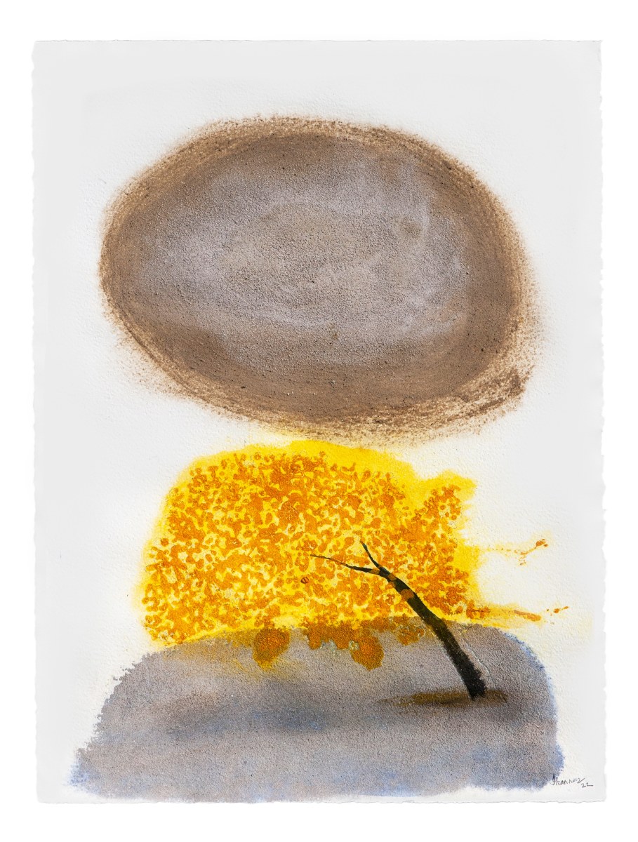 G. R. Iranna Under the Planet (23), 2022 Mixed media on paper 30h x 22w in