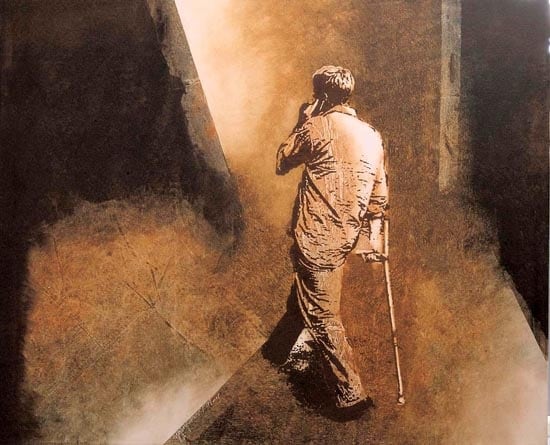 Yusuf Arakkal THE STREET - XI Acrylic and oil on canvas 48 x 58 in. NFS