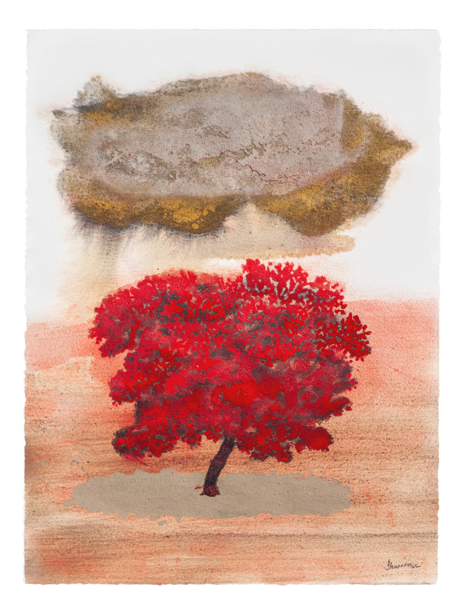 G. R. Iranna Under the Planet (15), 2022 Mixed media on paper 30h x 22w in