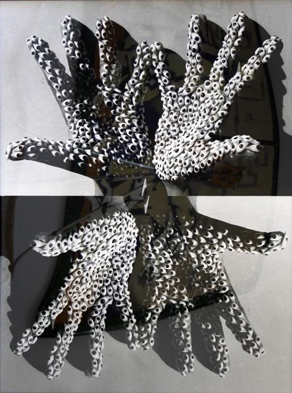 Anita Dube Sea Creature 2007 Black and white silver print on archival paper 60 x 40 in.