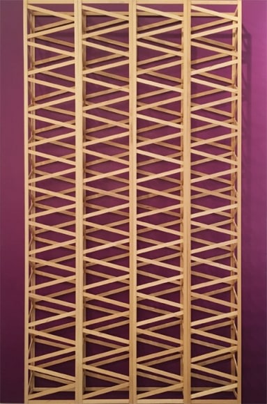 Rasheed Araeen, Untitled (Purple) 1971 (2016) Wood and paint 72 x 48 x 6 in.