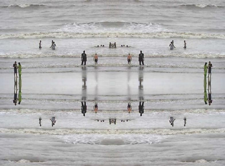 Darshana Vora WATER OVER WATER 1 (COMPLEXITY SERIES) 2009 Digital print on hahnemuhle paper 48 x 60 in.
