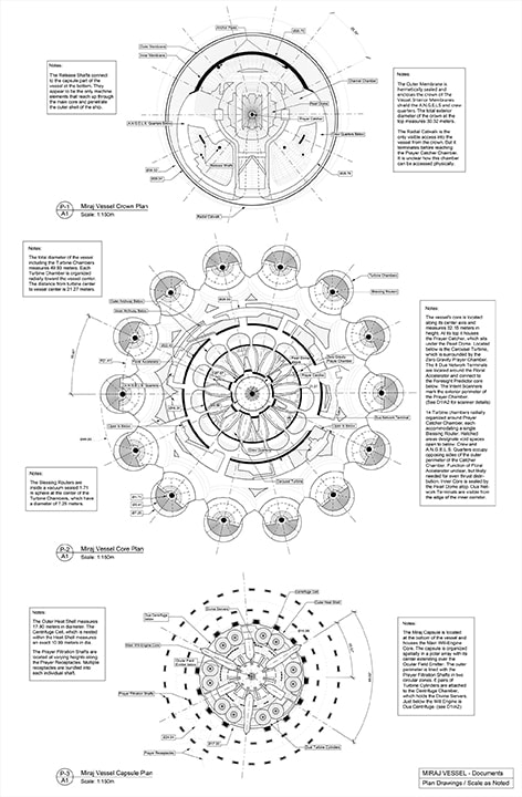 Saks Afridi, Vessel Architectural Drawing 2, 2019, C-print on archival paper, 36 x 24 in