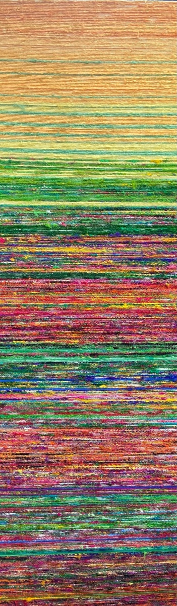 Shobha Broota Untitled, 2022 Fabric and Wool 90h x 30w cm