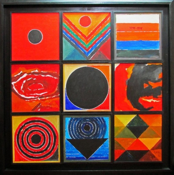 S. H. Raza FESTIVAL 2012-14 Acrylic on canvas 48 x 48 in.