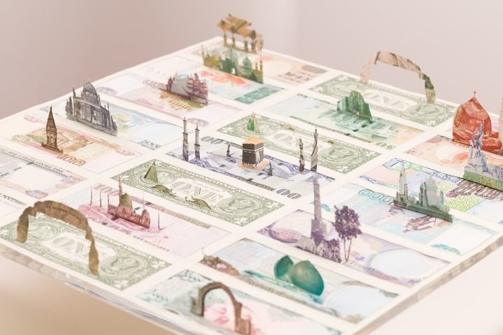 Abdullah M. I. Syed, Moneyscape V: Temenos (Detail)