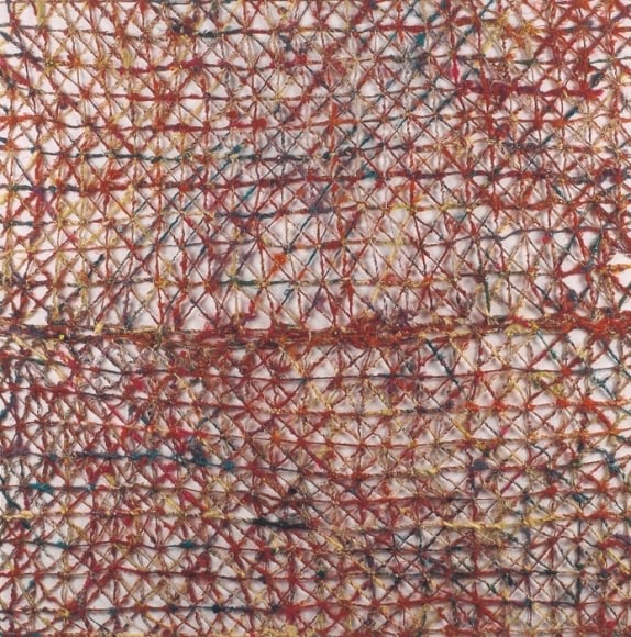Shobha Broota WINTER 2007 Wool on canvas 30 x 30 x 1 in.