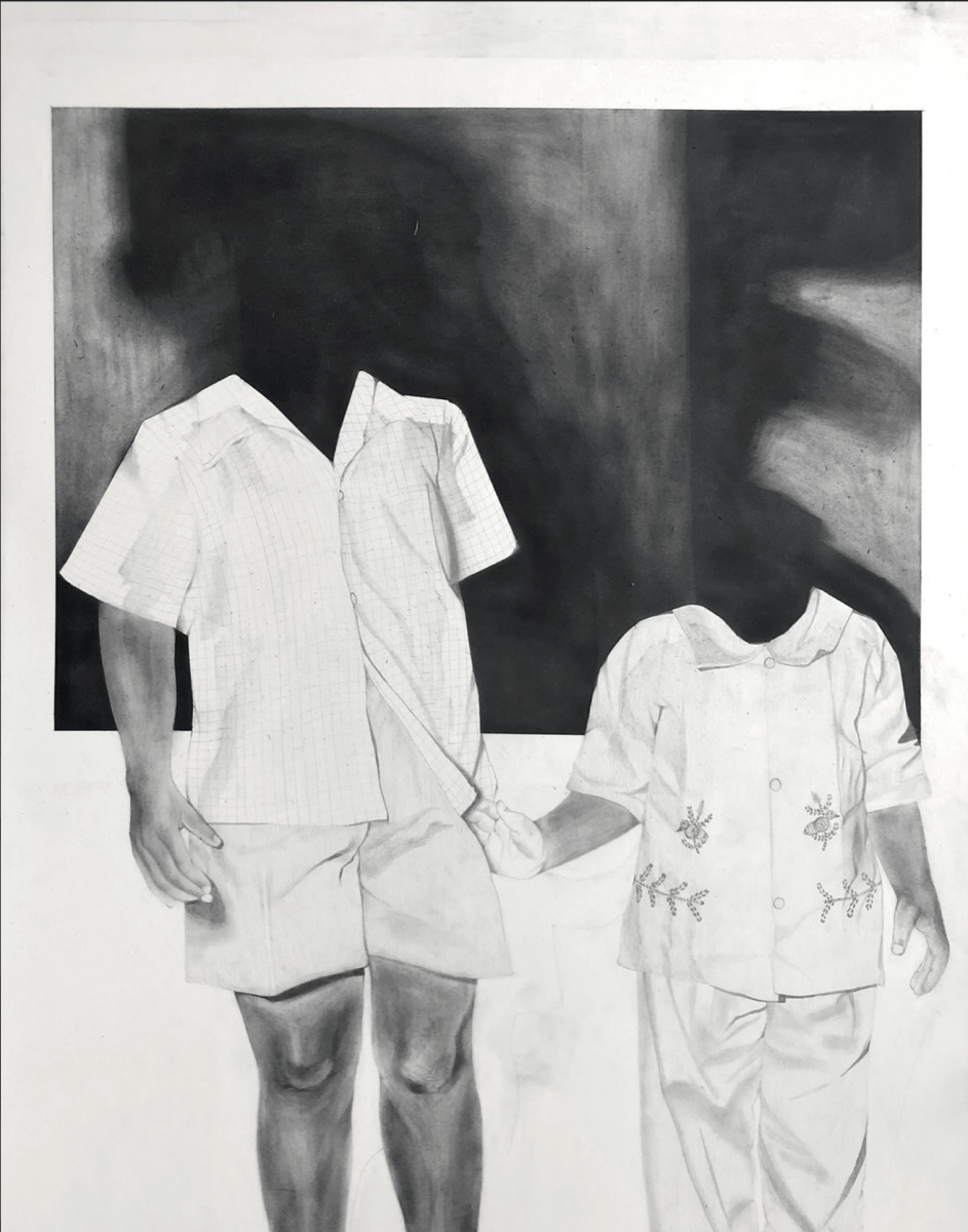 Maya Jay Varadaraj Papoush in the Dark, 2021 Graphite on paper 36h x 30w in