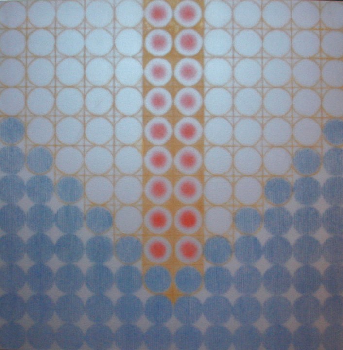 Shobha Broota Untitled - 1, 2010 Oil and acrylic on canvas 48h x 48w in