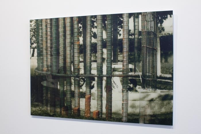 Farida Batool QADA QADAM AZAD 2009 Lenticular print 25 x 36 in.