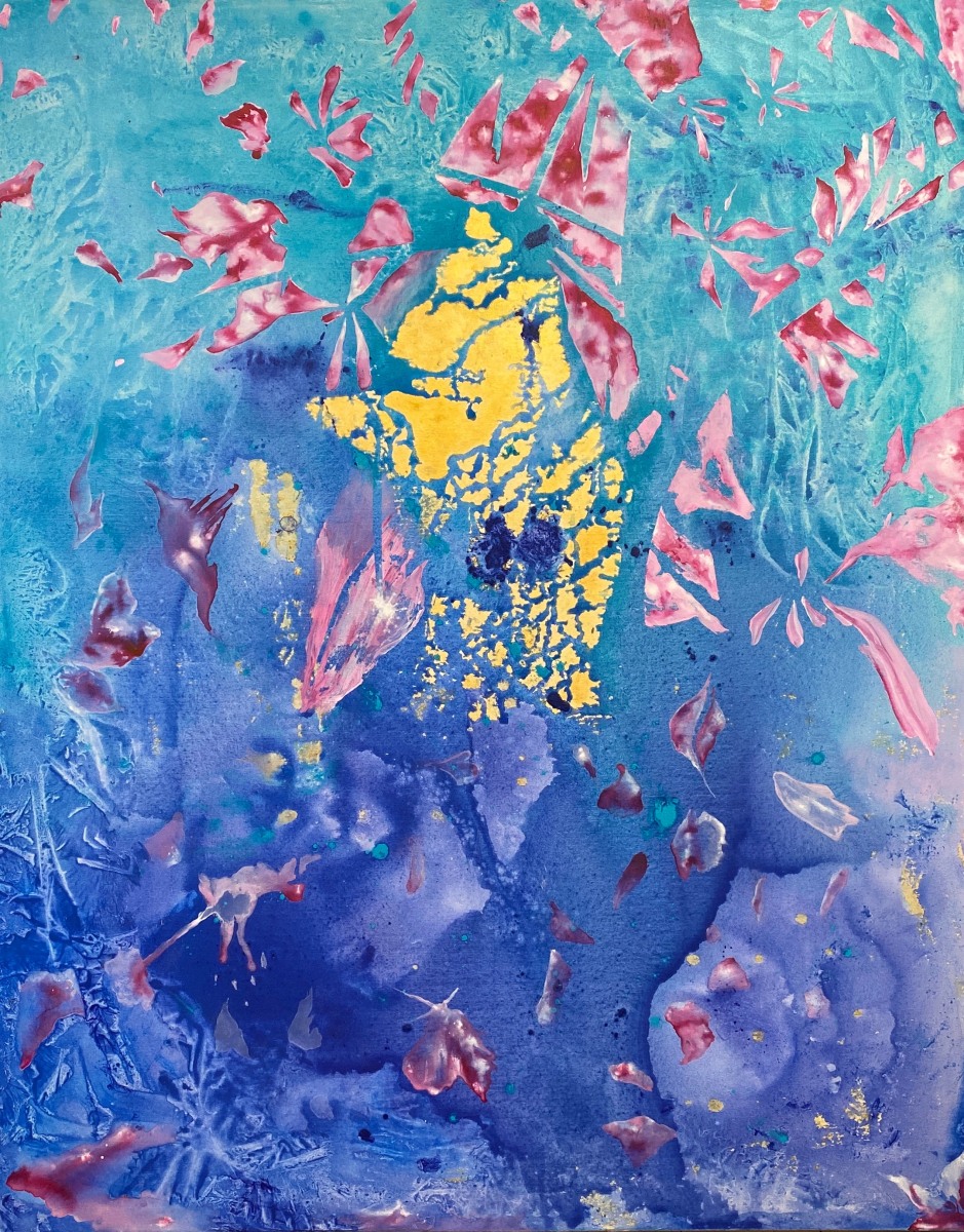 Nitin Mukul Cease Fire, 2022 Acrylic on canvas 60h x 40w in
