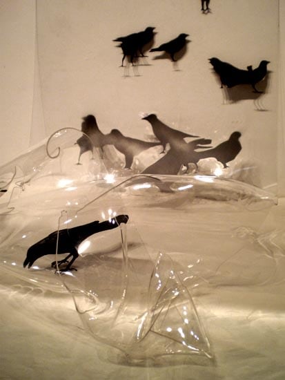 Amna Ilyas UNTITLED 5 2011 Paint on Acrylic 88 x 24 in.
