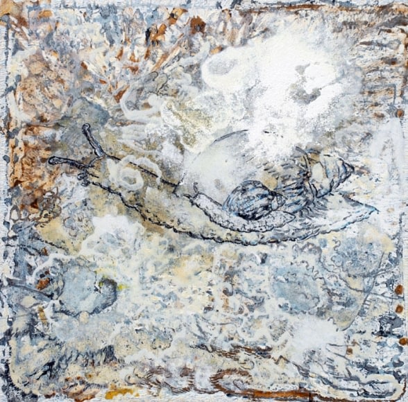 Jayashree Chakravarty UNTITLED 1 2009 Acrylic and oil on canvas 45 x 45 in.