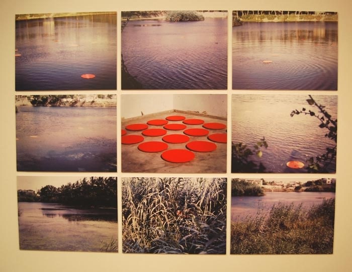 Rasheed Araeen Discs in Jihl Park Photographic print on paper 18 x 24 in. (x9) NFS