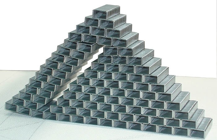Pooja Iranna UNTITLED VI 2010 Staple pins 3.5 x 5.5 x 1.5 in.