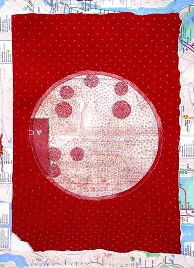 Talha Rathore PEARLS WITHOUT A CLOUD II 2007 Gouache on Wasli 15 x 11 in. SOLD