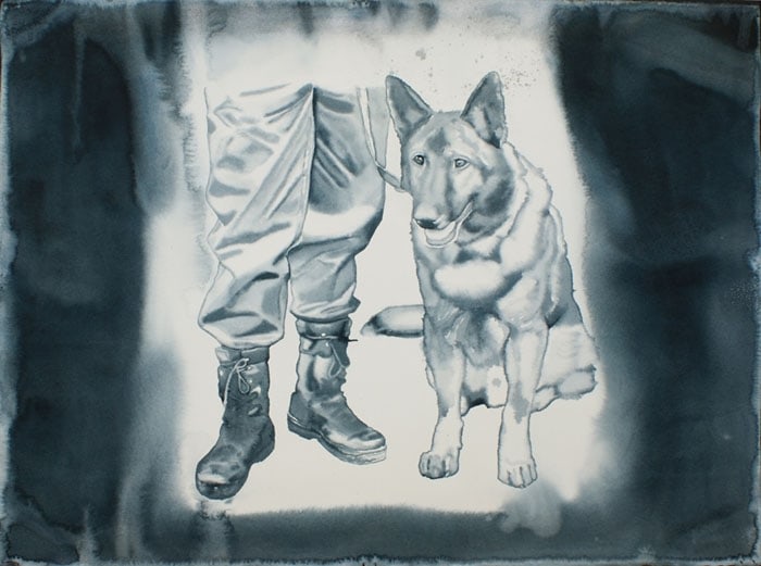 TV Santhosh UNTITLED 4 22.5 x 30 in Watercolour on paper 2010 NFS