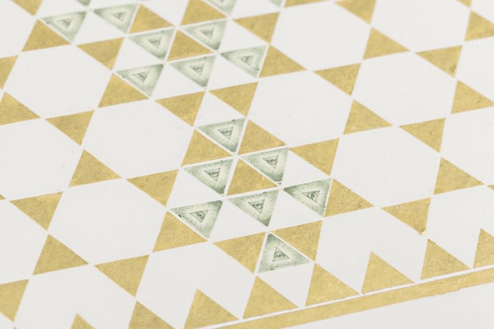Abdullah M. I. Syed Illuminated Prisms Manuscript I: Pg. 4 (Detail 2) 2017 Hand-cut U.S. $1 banknotes collage and 24k gold on Illustration board 22.75 x 15 in.