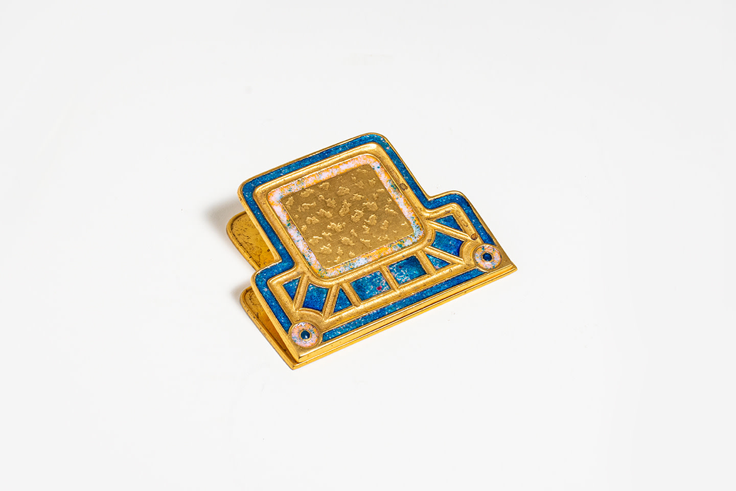 Blue &quot;Art Deco&quot; Paper Clip