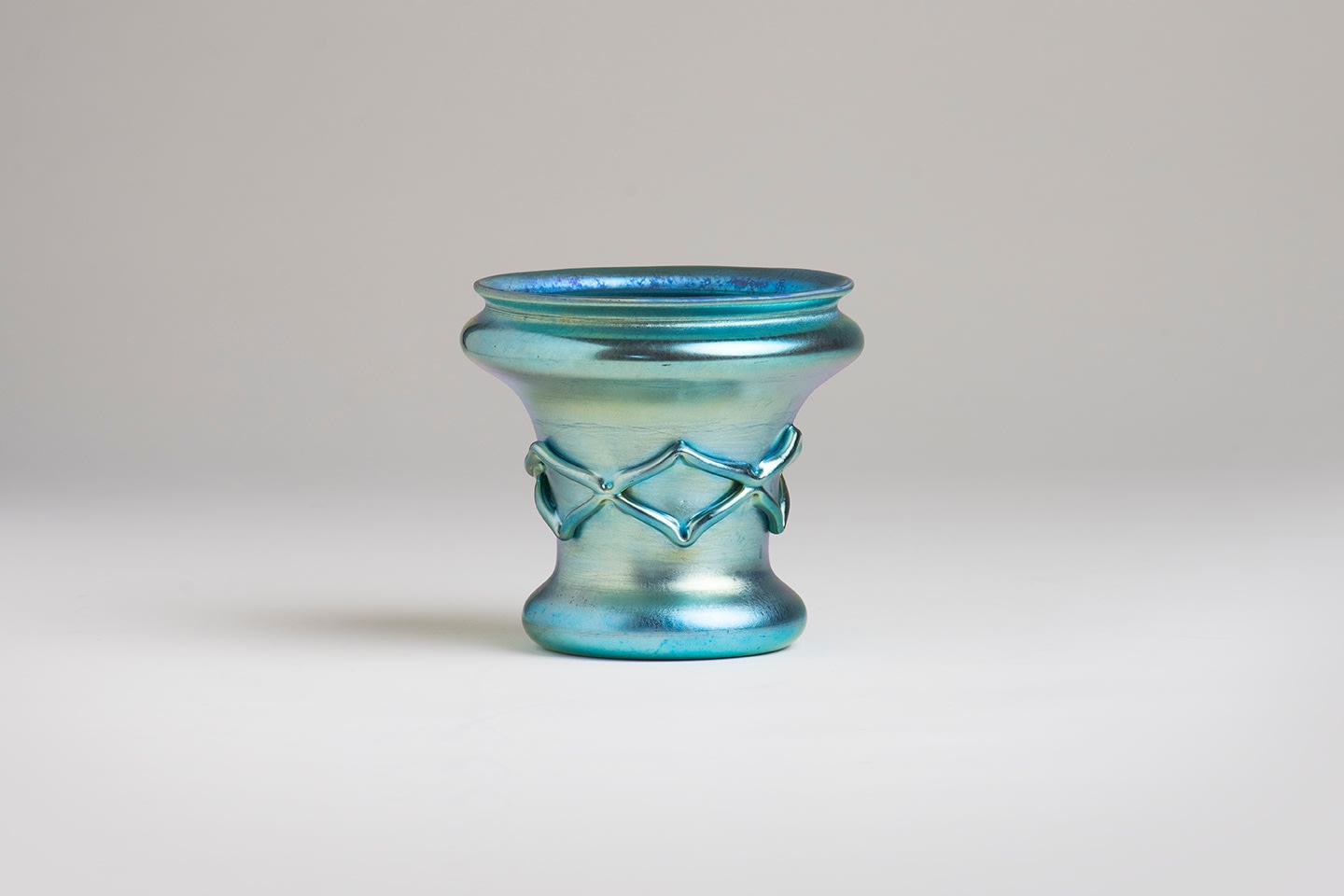 Favrile Glass Vase with Applied Decoration