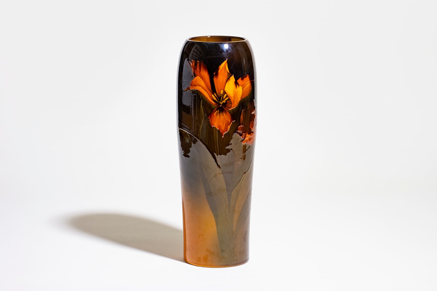 Standard Glaze Vase with Tulips