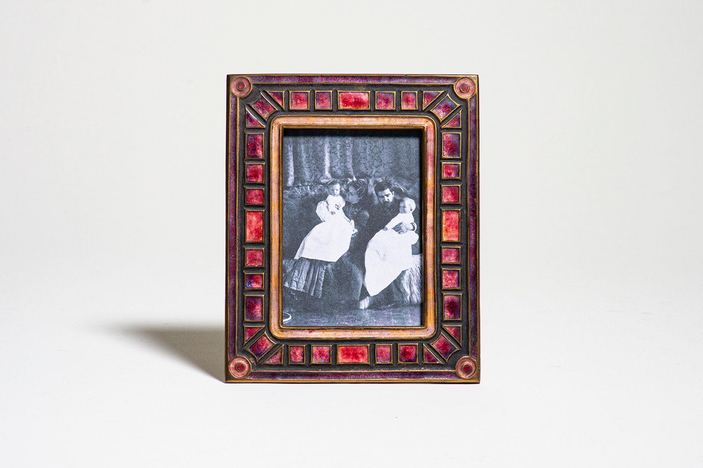 Red &quot;Art Deco&quot; Picture Frame