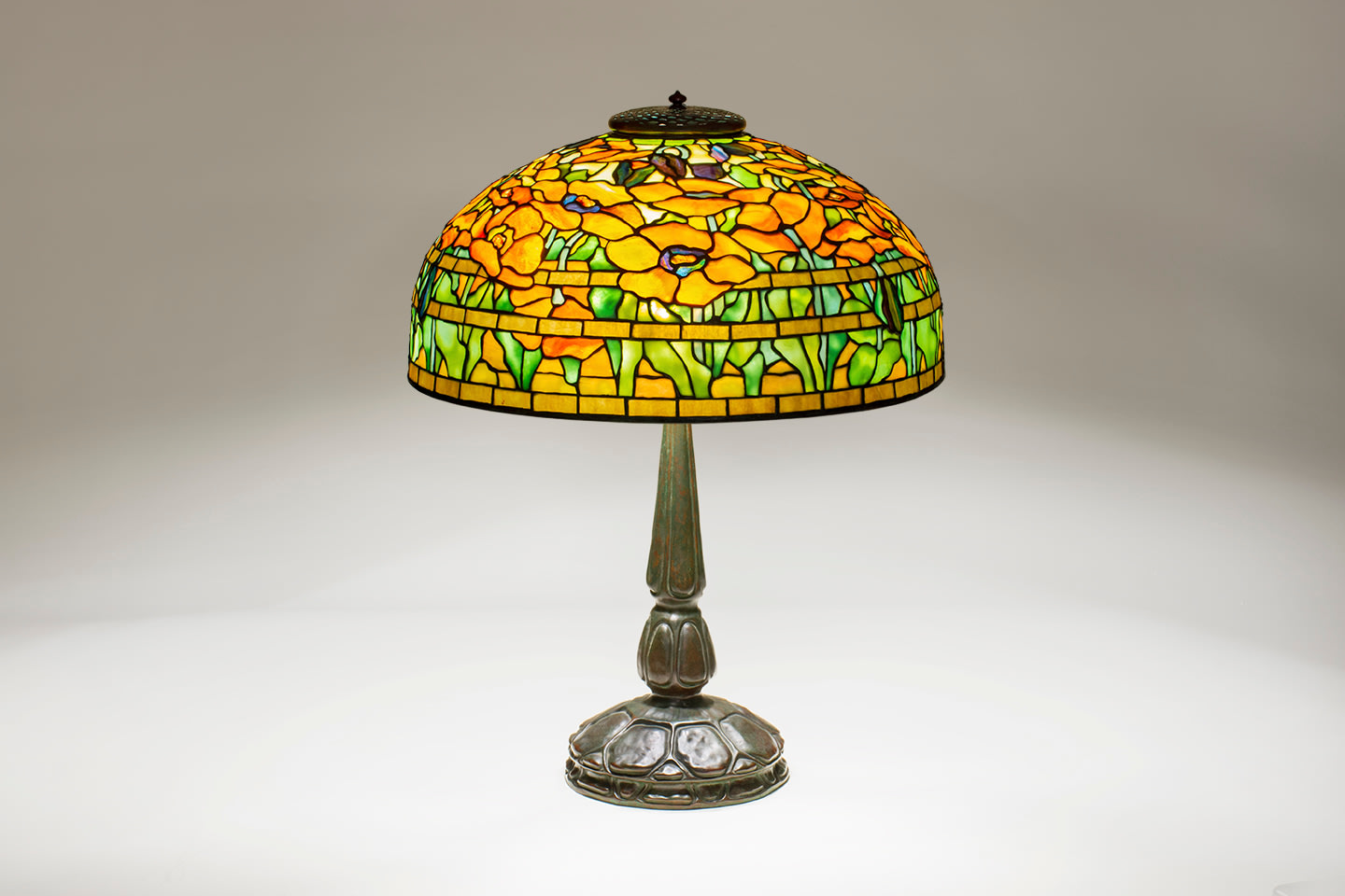 Rare Oriental Poppy Table Lamp